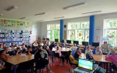 W naszej bibliotece było głośno, radośnie i bardzo literacko! 1