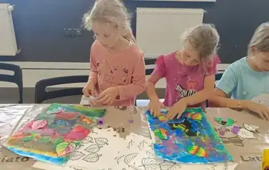 Zajecia plastyczne na powitanie jesieni  3