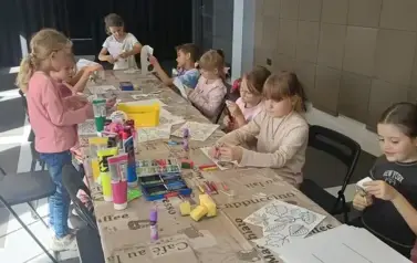 Zajecia plastyczne na powitanie jesieni  4