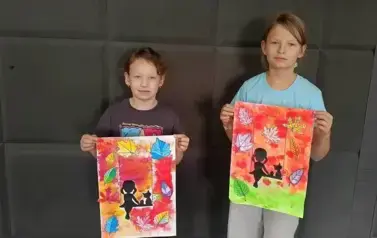 Zajecia plastyczne na powitanie jesieni  8