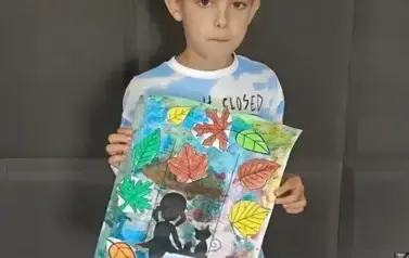 Zajecia plastyczne na powitanie jesieni  10