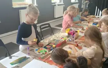 Zajecia plastyczne na powitanie jesieni  17