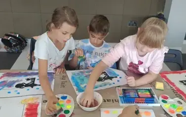 Zajecia plastyczne na powitanie jesieni  18