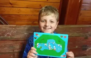 Tworzenia kartek metodą Iris folding 19