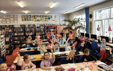 Miłość w bibliotece &ndash; walentynkowe spotkanie z pierwszakami! 2026 9
