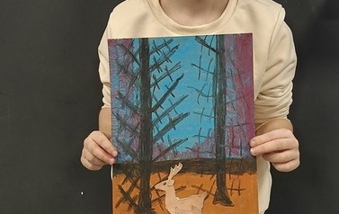 Zajęcia plastyczne - przenieśliśmy się do świata natury 41