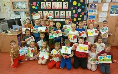 Dzień Kropki w naszej bibliotece klasy I 9