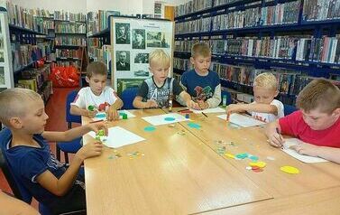 Dzień Kropki w naszej bibliotece klasy I 11