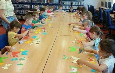 Liski w bibliotece  5