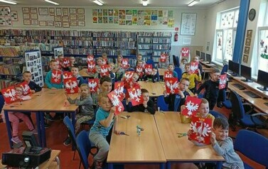 Zajęcia biblioteczne z uczniami klas I  12