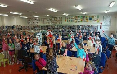 Lekcja biblioteczna i warsztaty plastyczne z klasą II a i II b  35
