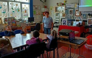 Międzynarodowy Dzień Książki dla dzieci z Przedszkolem Samorządowym W Mikołajkach Pomorskich  5