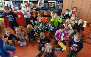 Międzynarodowy Dzień Książki dla dzieci z Przedszkolem Samorządowym W Mikołajkach Pomorskich  20