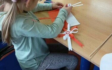 Warsztaty patriotyczne z klasą I i II 6