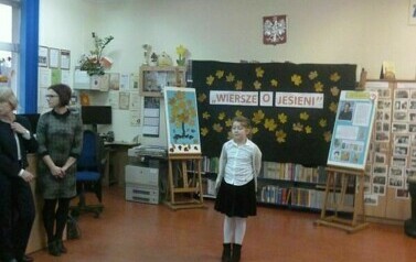 "Wiersze o jesieni"-konkurs recytatorski klas I-III Szkoły Podstawowej 10