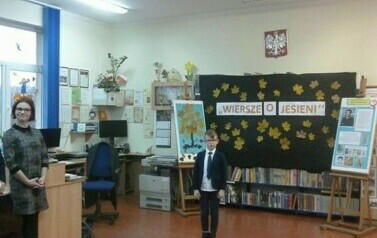 "Wiersze o jesieni"-konkurs recytatorski klas I-III Szkoły Podstawowej 13