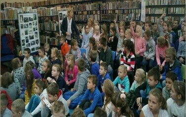 Zbigniew Kołba z wizytą w naszej bibliotece 19