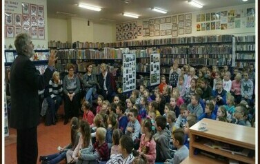 Zbigniew Kołba z wizytą w naszej bibliotece 34