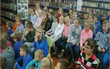 Zbigniew Kołba z wizytą w naszej bibliotece 45