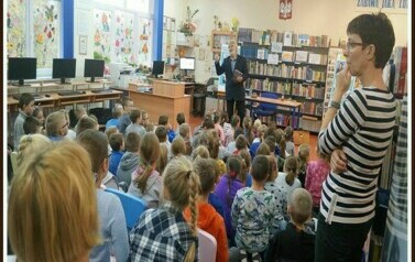 Zbigniew Kołba z wizytą w naszej bibliotece 60