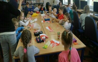 Pierwszaki w Bibliotece 16