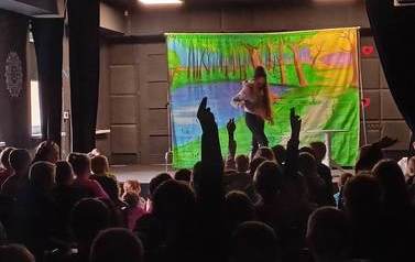 Teatrzyk Maska z Krakowa ze spektaklem Misio Tulisio. 1
