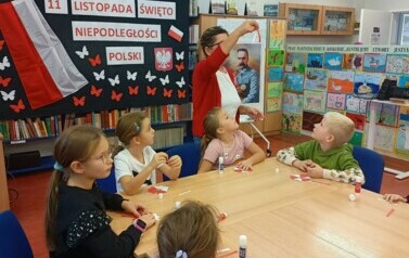 11 listopada Święto Niepodległości Polski z klasami I 2024 13