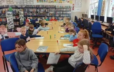 Świąteczne zajęcia w naszej bibliotece! 2024 4