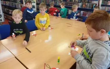 Świąteczne zajęcia w naszej bibliotece! 2024 15