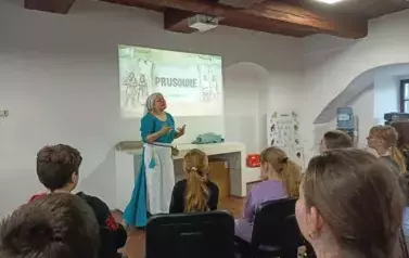 Wycieczkę do zamku w Sztumie.  34