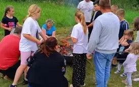 Ognisko z okazji rozpoczęcia wakacji 1