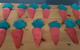 Wyszywanie małych marchewek 3