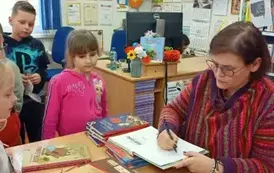 Magiczne spotkanie z Anną Czerwińską-Rydel w naszej bibliotece!  42