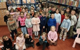 Tydzień Bibliotek pełen uśmiech&oacute;w i niezwykłych gości ,,Myszki,, i ,,Motylki,, 14