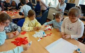 Lekcja biblioteczna i warsztaty plastyczne z klasą II a i II b  39