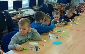 Warsztaty wielkanocne z dziećmi z Przedszkola Samorządowego 25