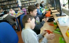 Warsztaty świąteczne w bibliotece 18