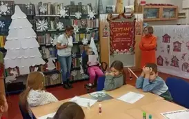 Świąteczne zajęcia w naszej bibliotece! 2024 9
