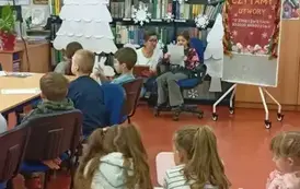 Świąteczne zajęcia w naszej bibliotece! 2024 10