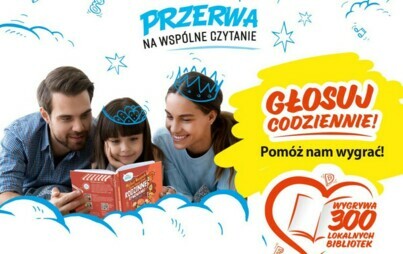 Zdjęcie do Przerwa na wsp&oacute;lne czytanie z Kinder Mleczna Kanapka